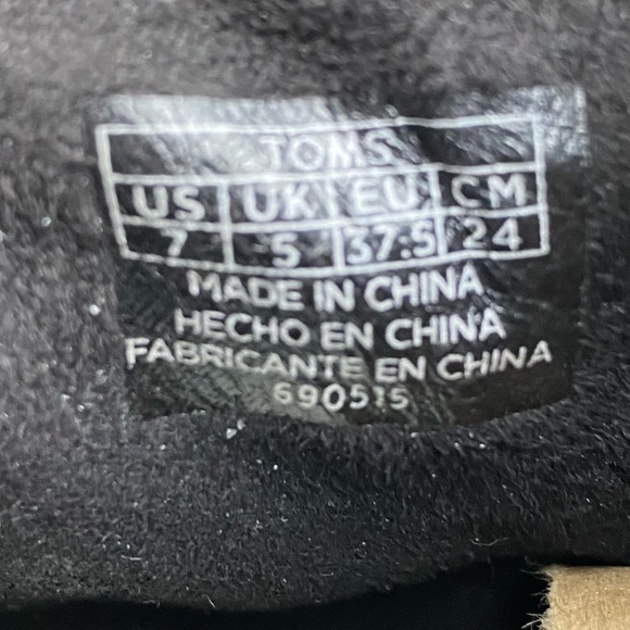 TOMS WEDGE LACEUP BOOTIES SIZE 8 WOMAN - Picture 9 of 10